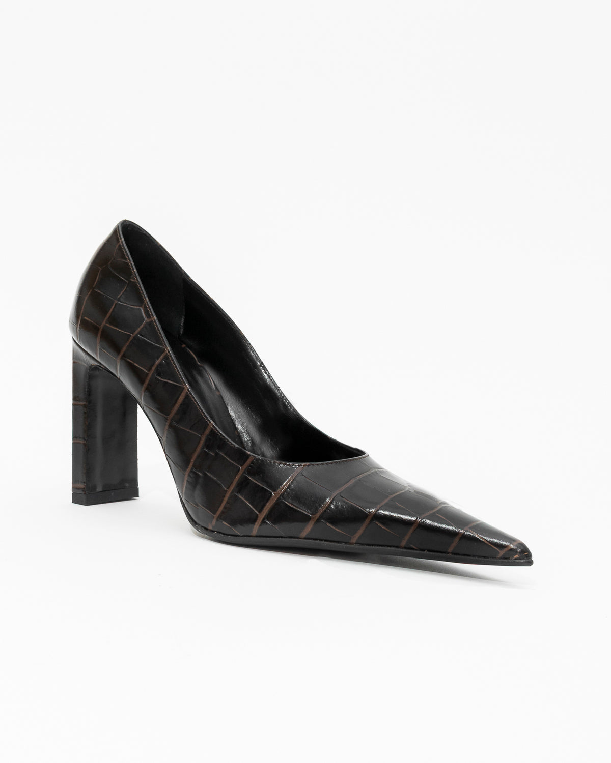 Neely Pump 95 Espresso Croc
