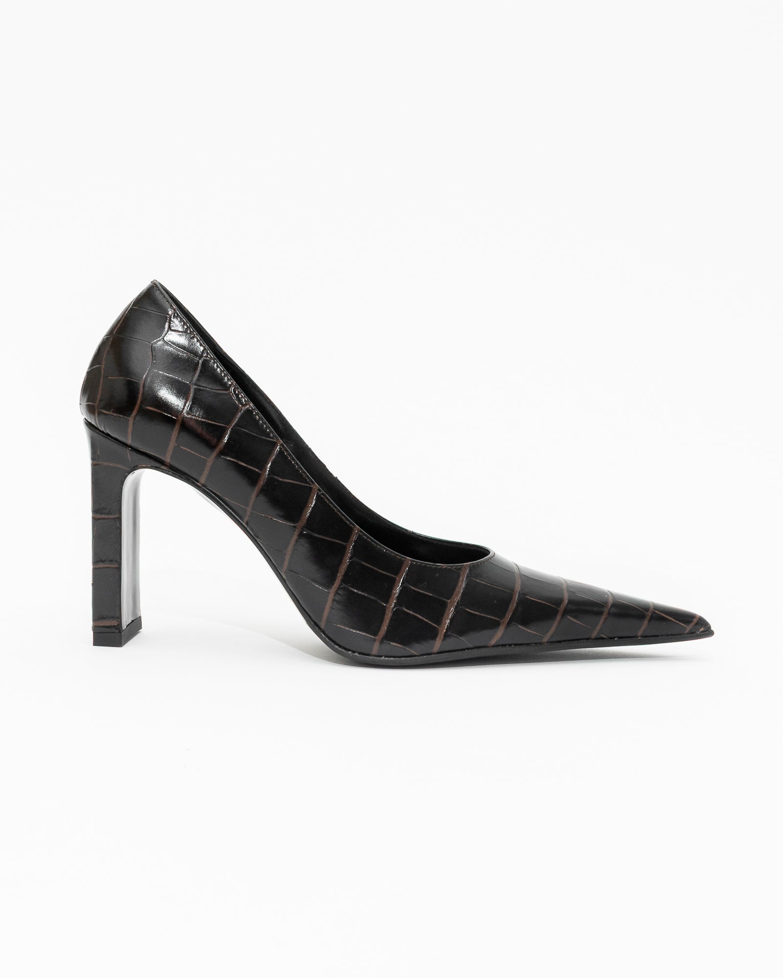 Neely Pump 95 Espresso Croc